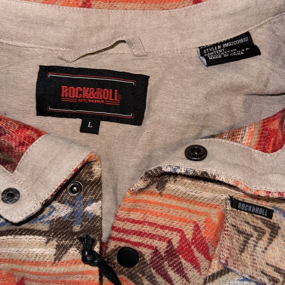 Rock & Roll Cowgirl Multicolor Patterned Jacket - Picture 3 of 4